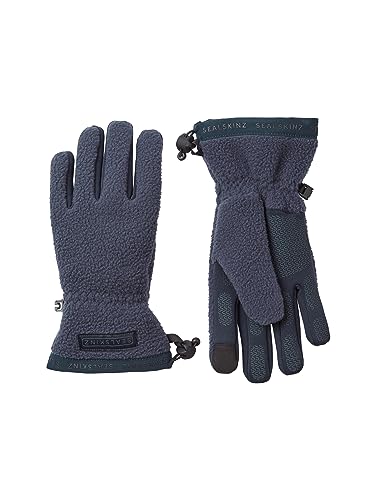 SEALSKINZ Hoveton Handschuhe aus Sherpa-Fleece, wasserdicht, für kalte Witterung, marineblau, Größe S von SealSkinz