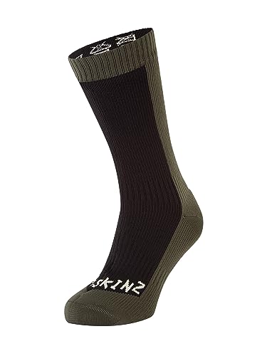 SEALSKINZ Unisex Starston Socke, Verde/Schwarz, M von SealSkinz