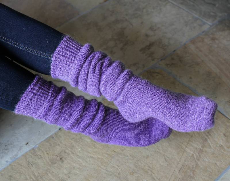 Mohair-Gummistiefel-Socken Gepolsterte Ziegenfaser-Mischung von Sealake