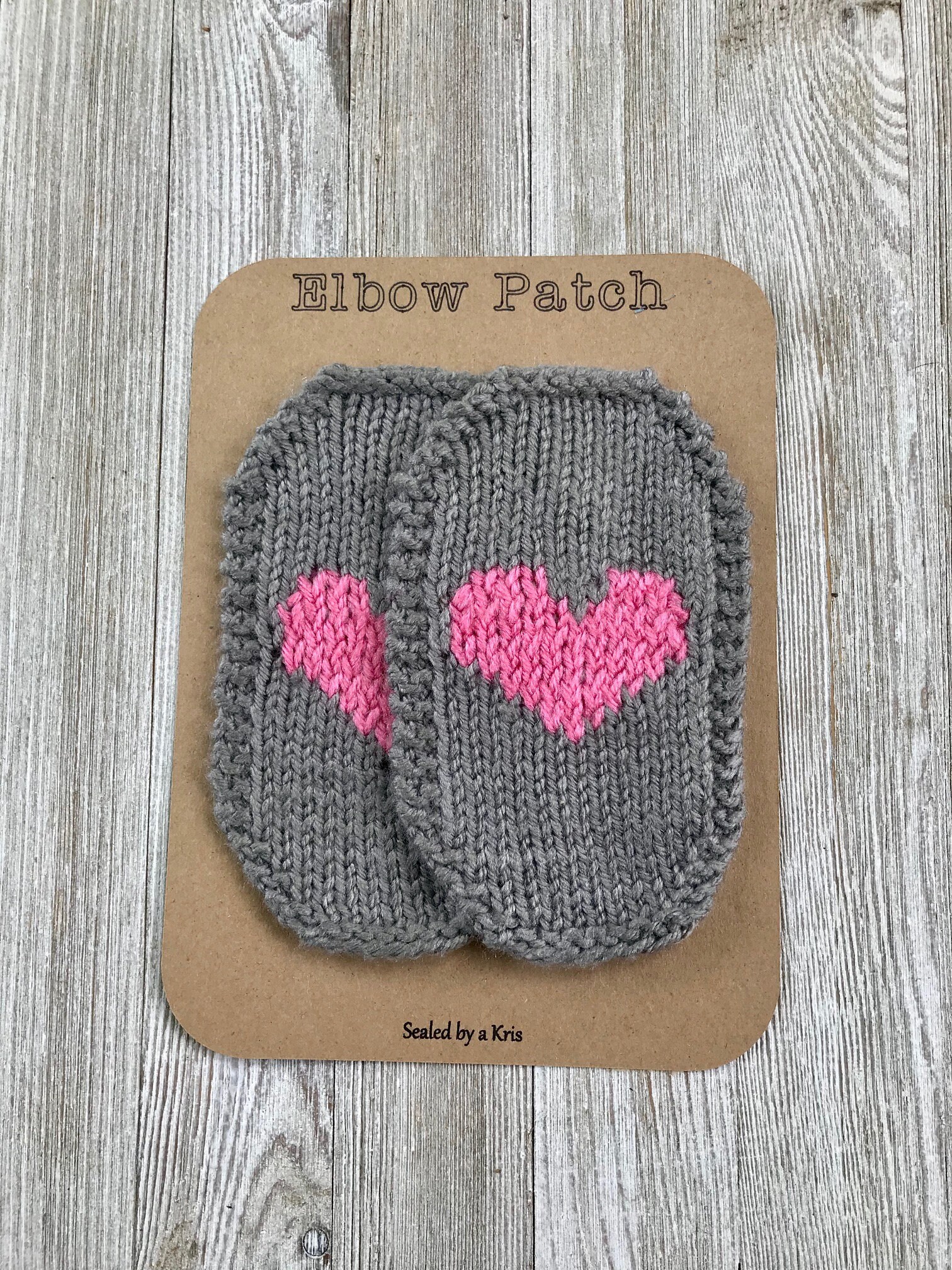 Diy Valentine Shirt, Herz Elbow Patches, Valentinstag Strickgeschenke, Handgestrickte Ellenbogen Patches. Einzigartiges Geschenk von SealedbyaKris