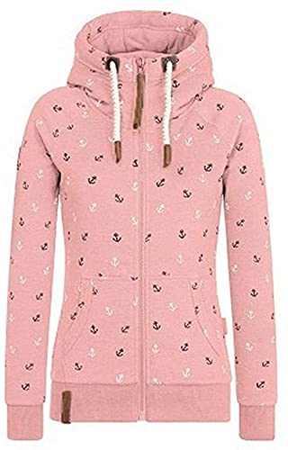 Seamido Damen Sweatjacke Hoodie Oberteile Damen Pullover Kapuzenpullover Pulli mit Kapuze von Seamido