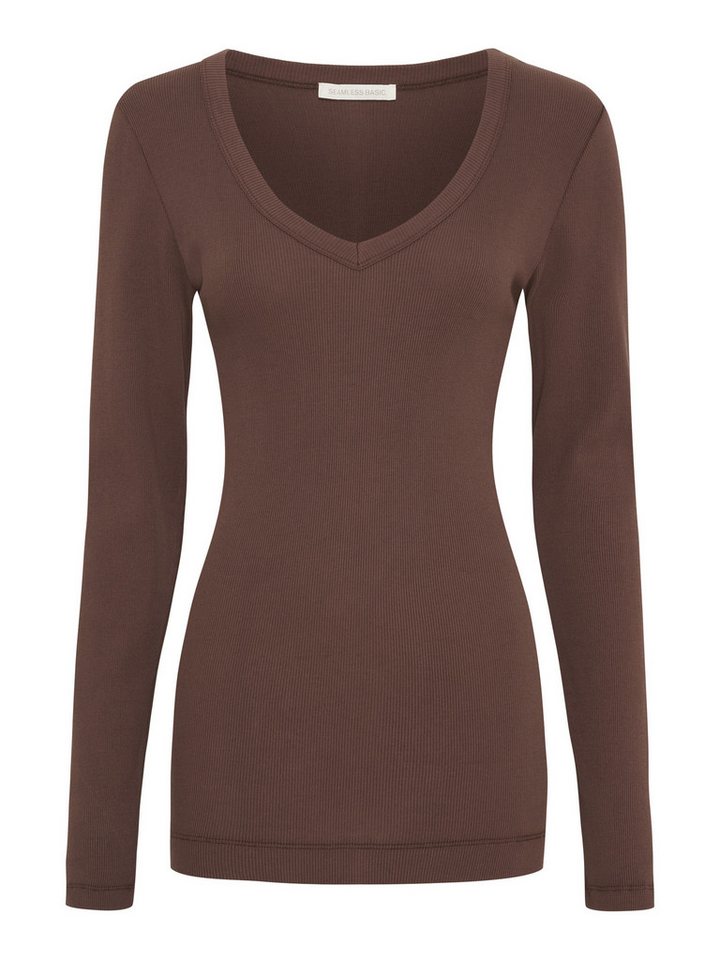 Seamless Basic Funktionstop Seamless Basic Top Retro V-neck von Seamless Basic