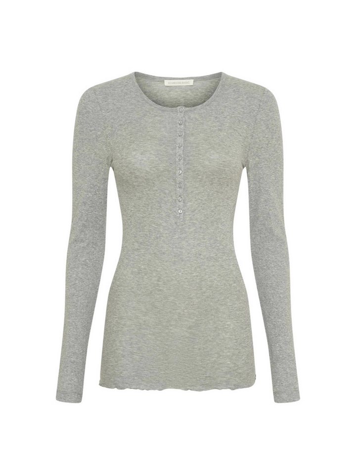 Seamless Basic Langarmhemd Seamless Basic Shirt Cotton Granddad von Seamless Basic