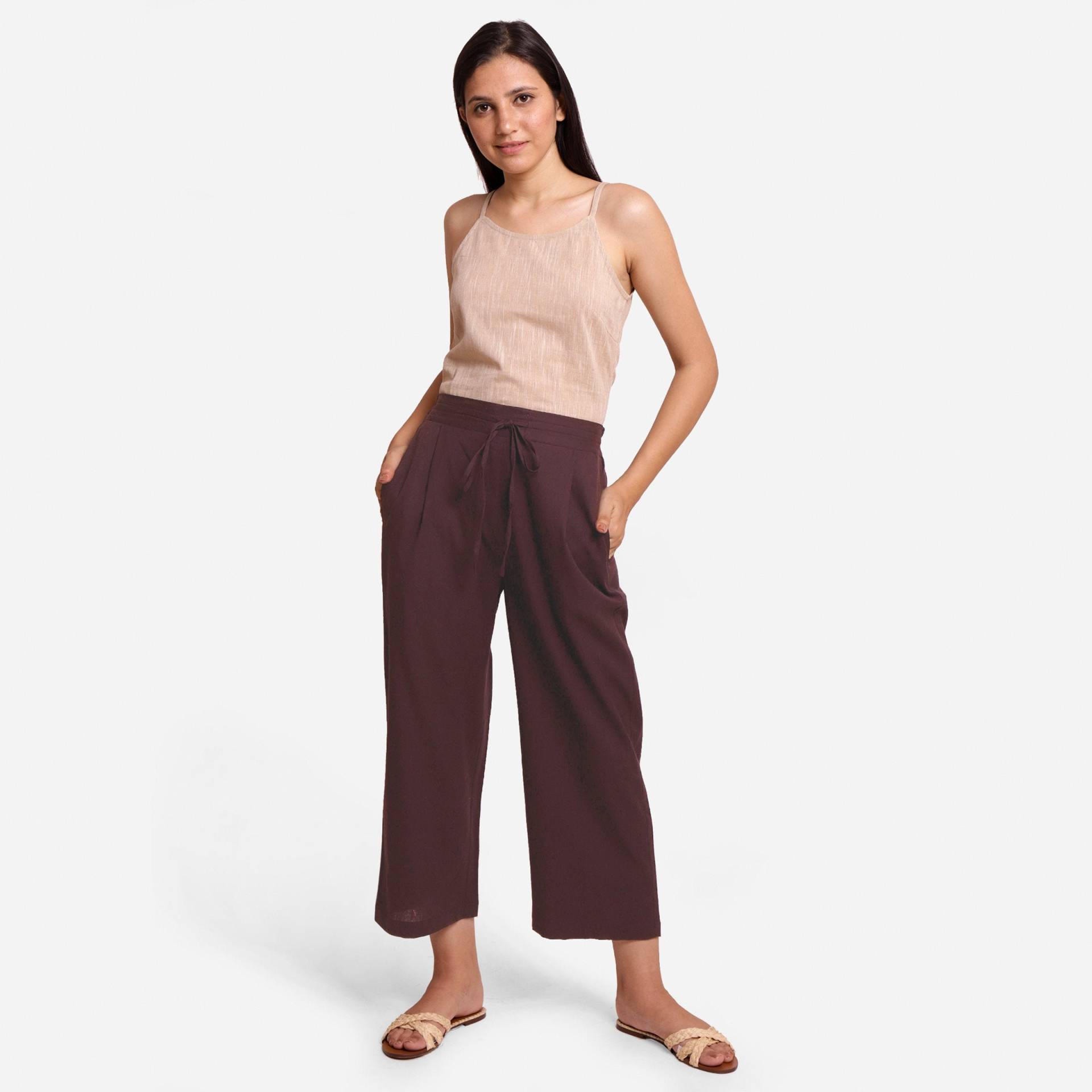 Baumwollflachs Hose Mit Weitem Bein, Anpassbarer Kordelzug An Der Taillenhose, Entspannte Passform Taschen, Plus Size, Petite, Tall Etsw Baumwollflachs Hose Mit Weitem Bein, Anpassbarer Kordelzug An Der Taillenhose, Entspannte Passform Taschen, Plus Size, Petite, Tall Etsw von SeamsFriendlyIndia
