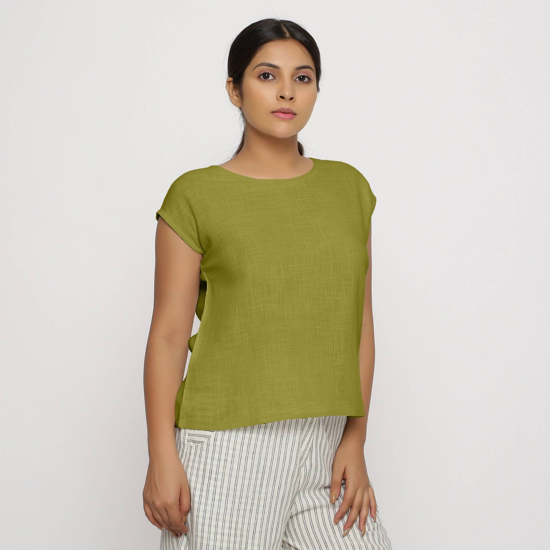 Olivgrünes Rundhals-Top Aus 100% Baumwolle, Drop-Schulter-Ärmel-Top, Entspanntes Outfit, Anpassbares Top, Plus Größe, Zierlich, Groß Etsw Olivgrünes Rundhals-Top Aus 100% Baumwolle, Drop-Schulter-Ärmel-Top, Entspanntes Outfit, Anpassbares Top, Plus Größe, Zierlich, Groß Etsw von SeamsFriendlyIndia