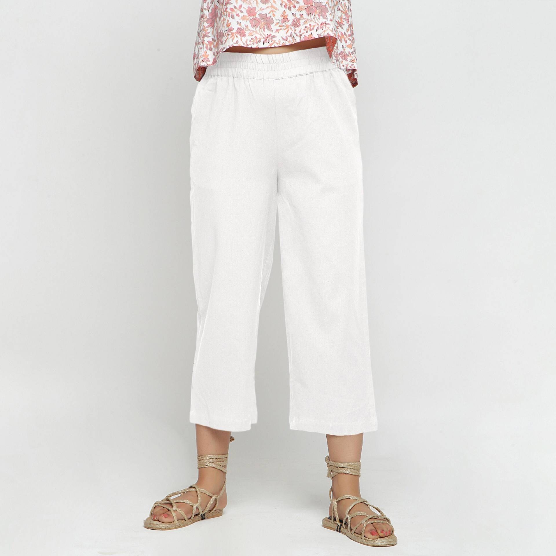 Rosa Baumwollflachs Culottes, Anpassbare Hose, Comfort Fit Hose Mit Taschen, Mid-Rise Plus Size, Petite, Tall Etsw Rosa Baumwollflachs Culottes, Anpassbare Hose, Comfort Fit Hose Mit Taschen, Mid-Rise Plus Size, Petite, Tall Etsw von SeamsFriendlyIndia