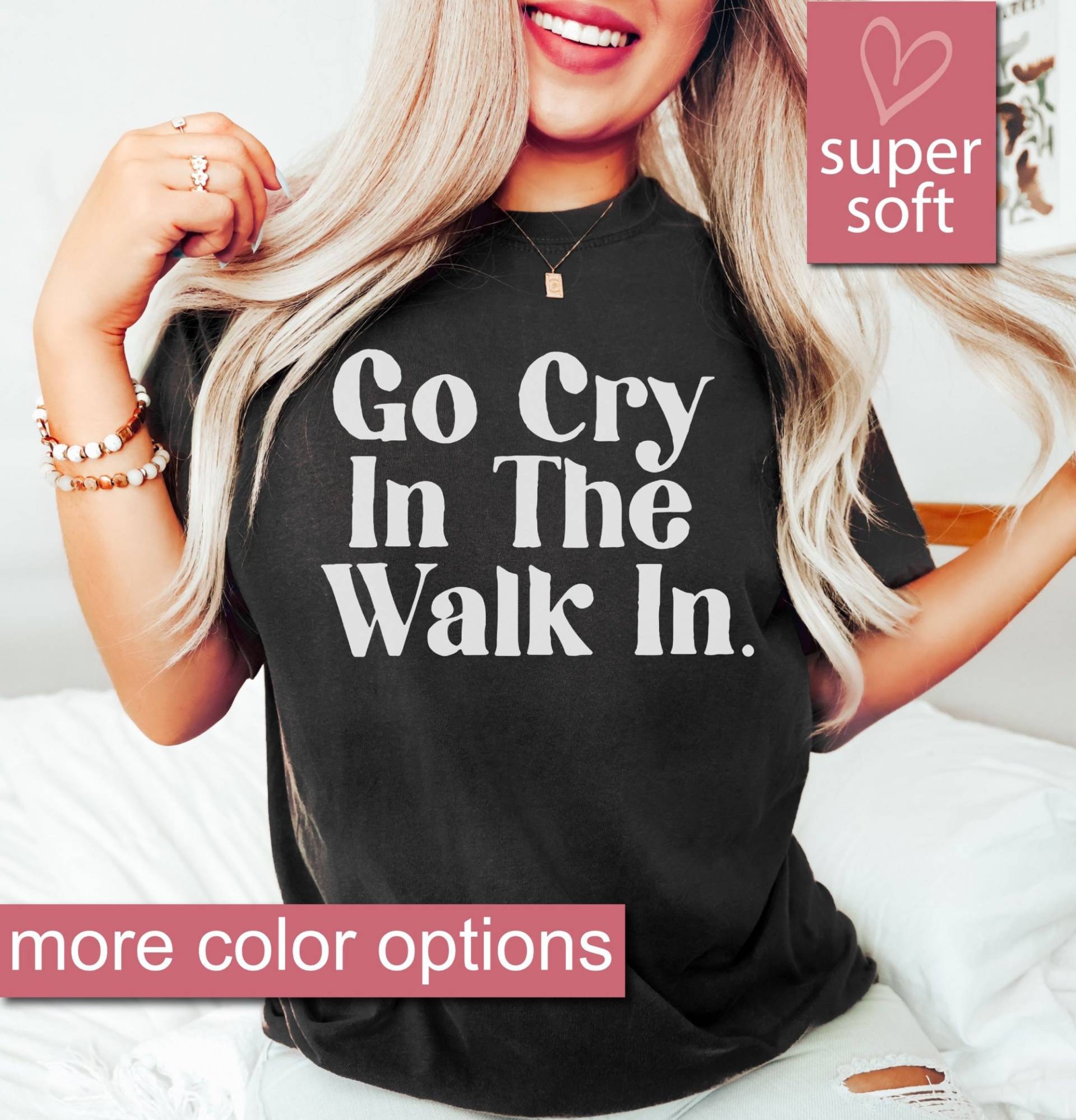 Go Cry in The Walk - Chef Shirt, Foodie Geschenk, Geschenke, Shirts, T-Shirt, Premium Männer Frau Unisex Shirt von SeamsToBeShirts