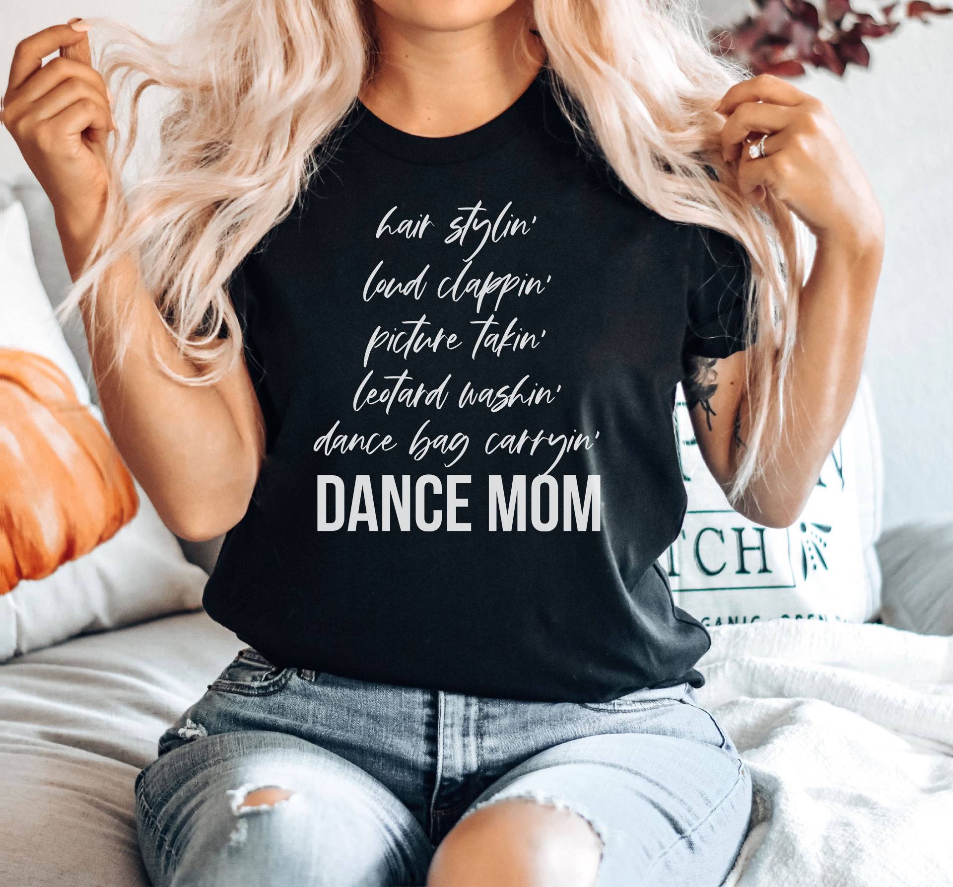 Tanzmama Shirt, Lieblingsmama Tanzliebhaber Geschenk, Tanz Mama Geschenke, Geschenk Für Premium Männer Frauen Unisex Shirt von SeamsToBeShirts