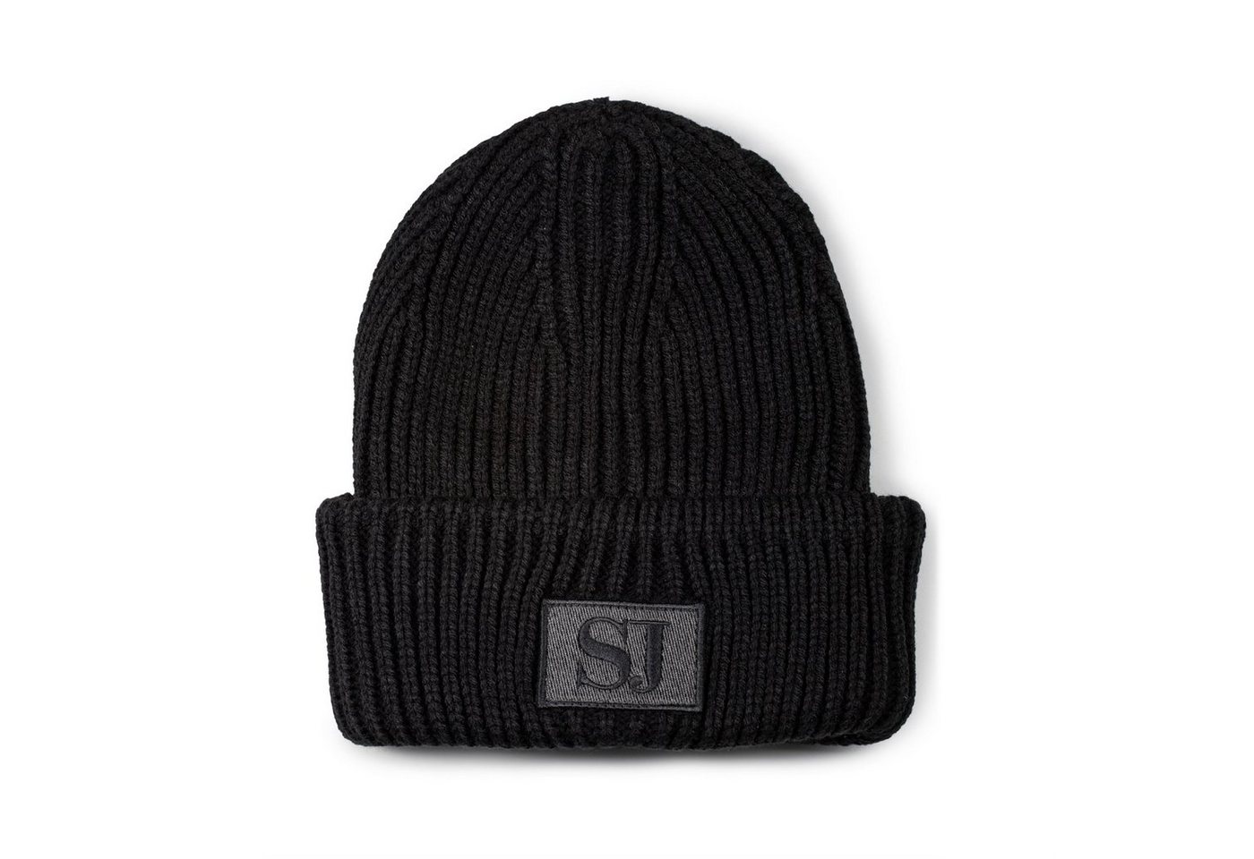 Sean John Beanie Sean John Monogram Patch Knit Beanie von Sean John