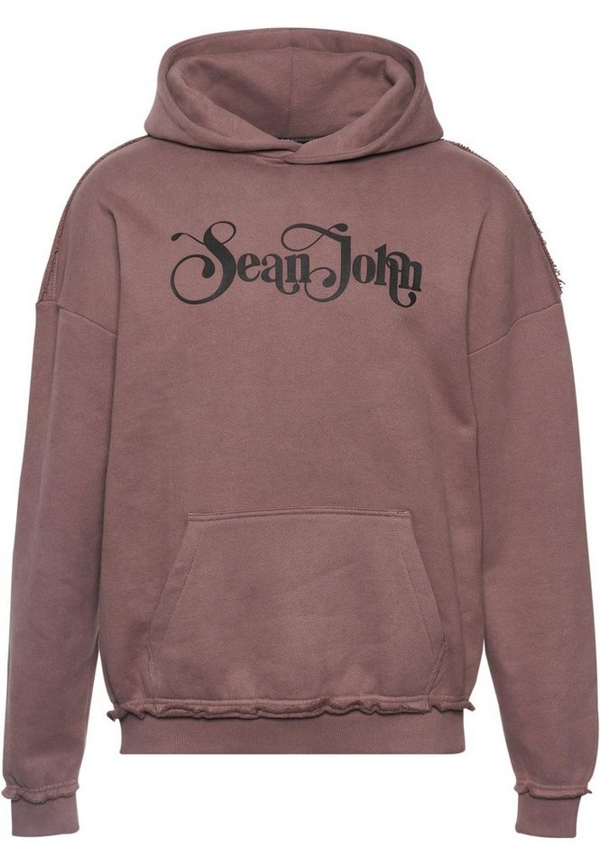 Sean John Kapuzensweatshirt Sean John Herren JM233-004-1 SJ Retro Logo Peached Hoodie (1-tlg) von Sean John