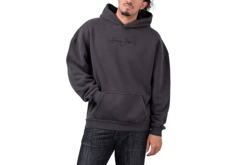 Sean John Hoodie Sean John Script Logo Cold Pigment Dye Hoodie von Sean John
