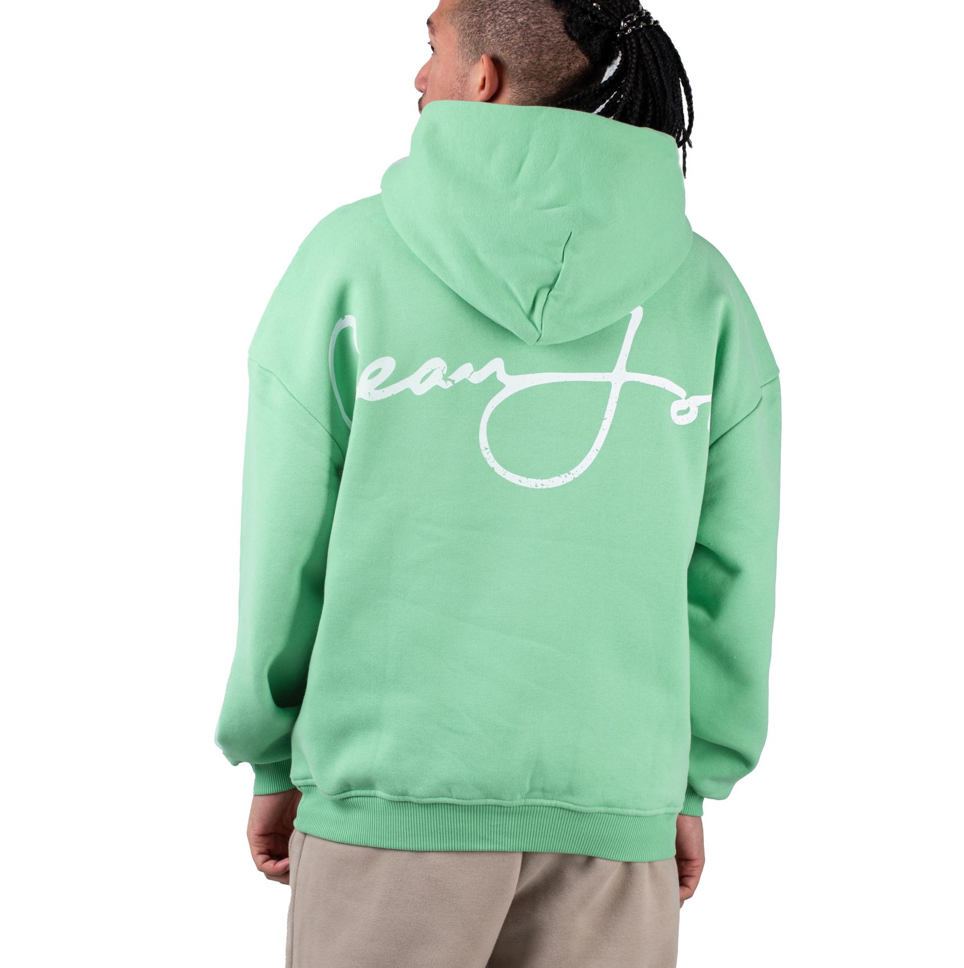 Sean John Script Logo Backprint Peached Hoodie von Sean John