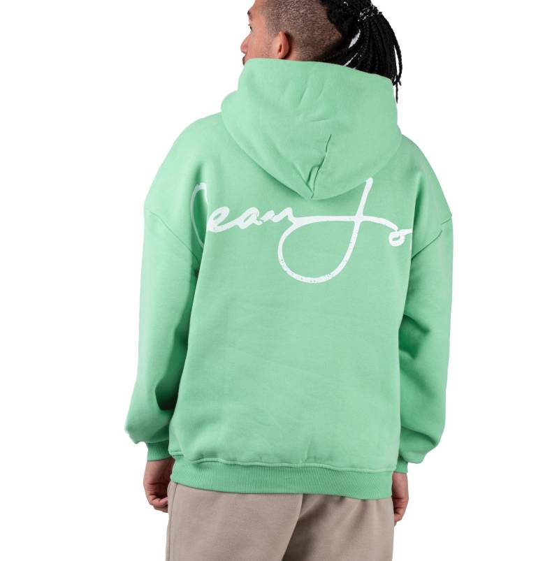 Sean John Script Logo Backprint Peached Hoodie von Sean John