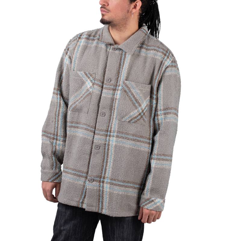 Sean John Script Logo Bouclé Overshirt von Sean John