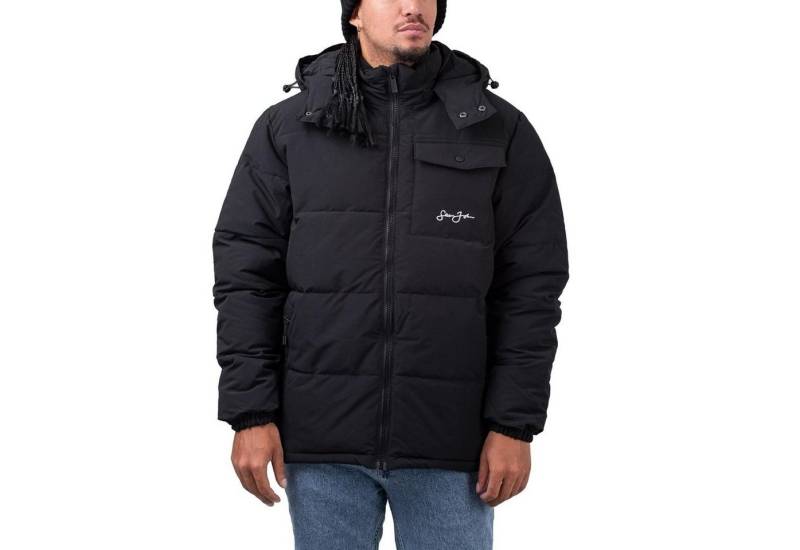 Sean John Winterjacke Sean John Script Logo Chest Pocket Puffer Jacket von Sean John