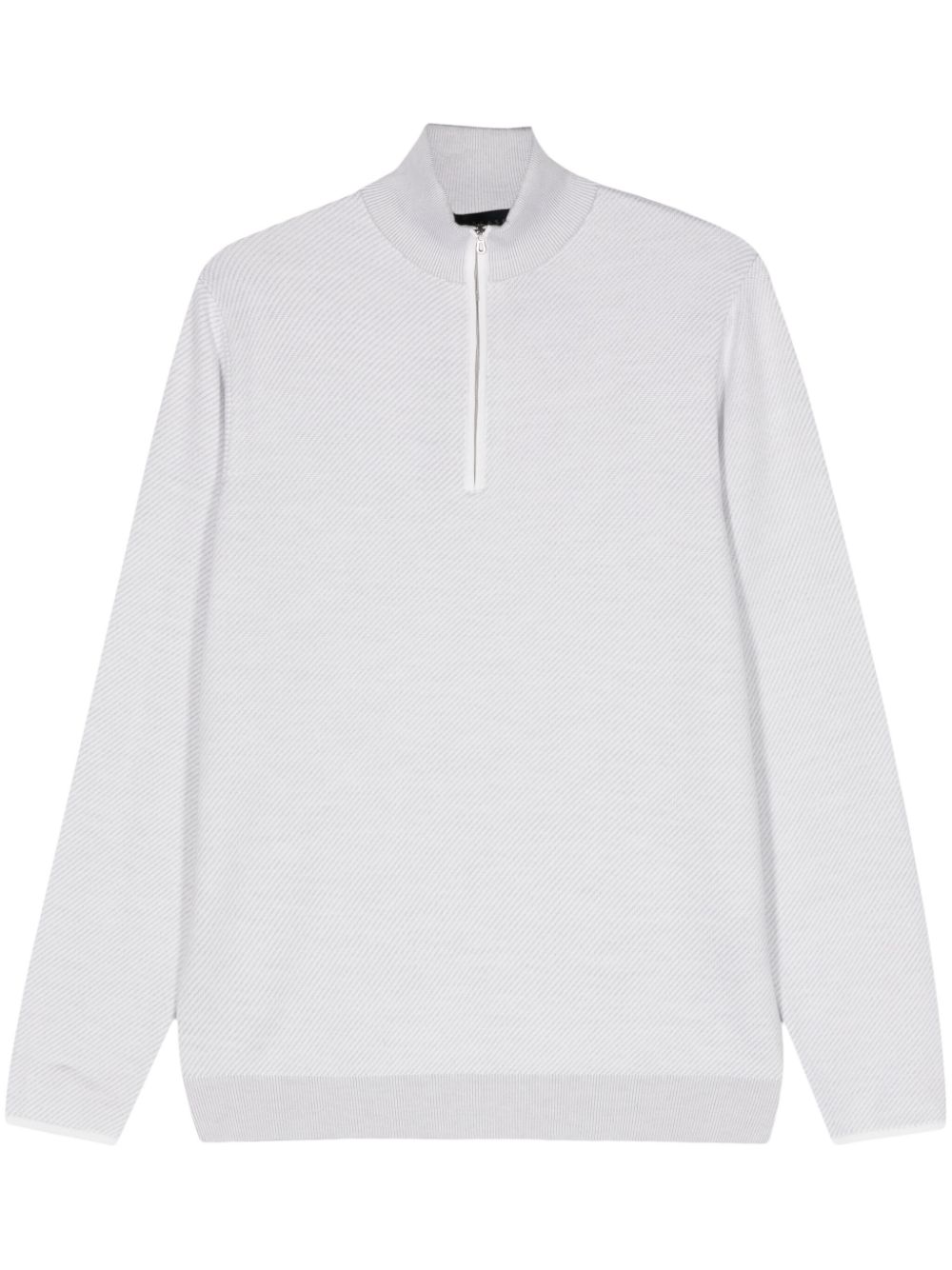 Sease Gestreifter Pullover - Grau von Sease