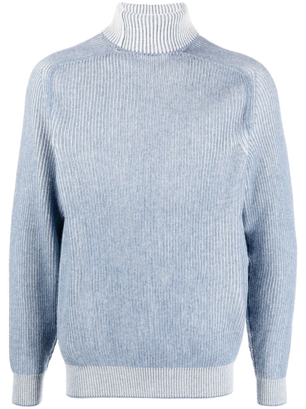 Sease Kaschmirpullover mit Rollkragen - Blau von Sease