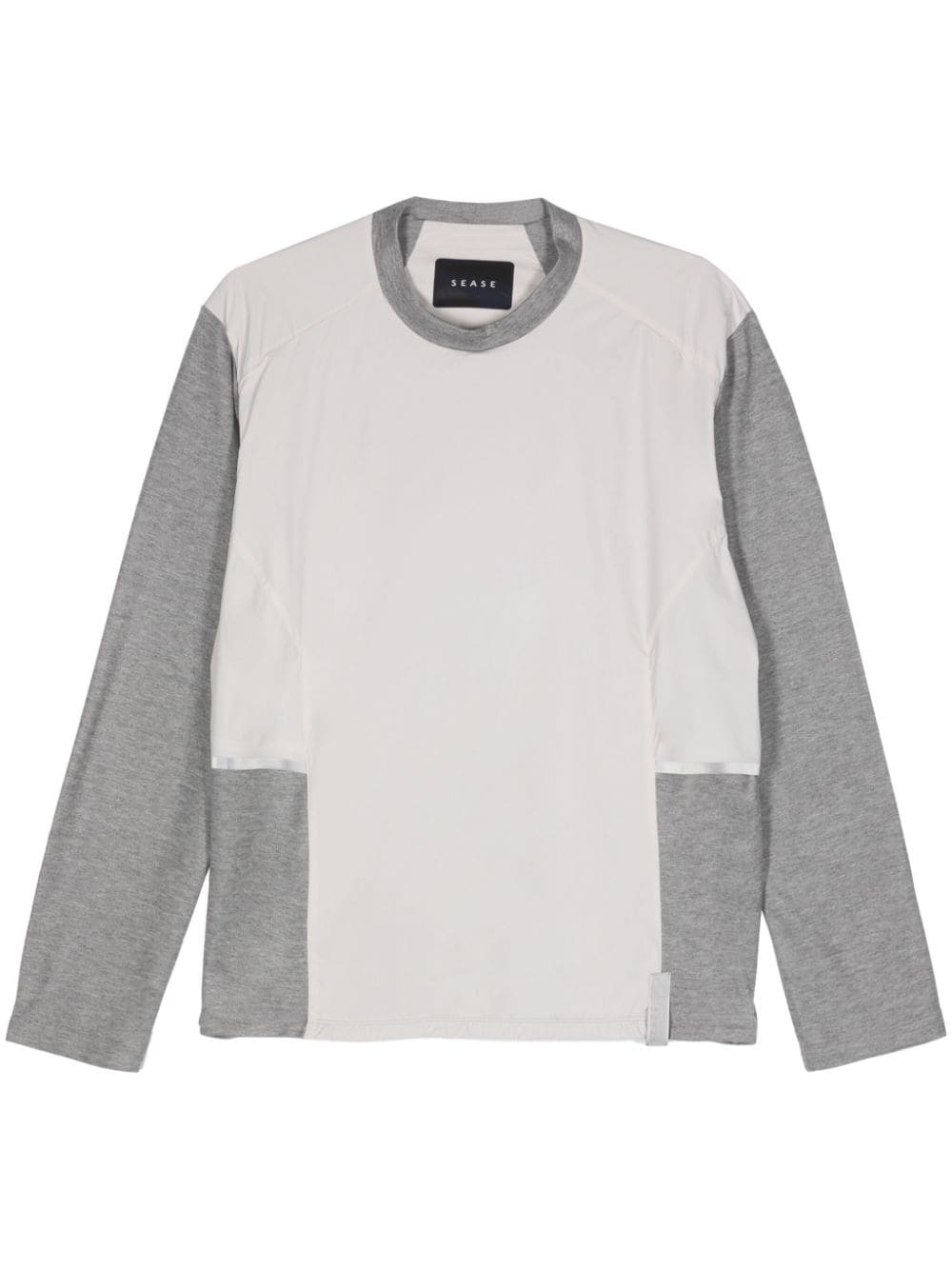 Sease Sweatshirt mit Einsätzen - Grau von Sease