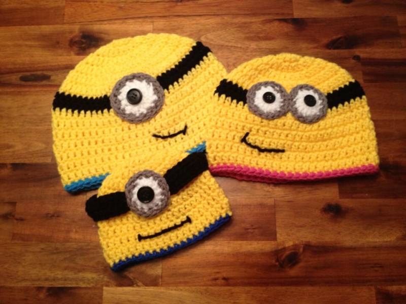 Minion Inspiriert Häkelhut Minion Inspiriert Häkelhut von SeasonalMoose