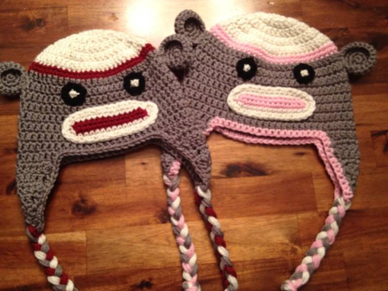 Sock Monkey Hat Sock Monkey Hat von SeasonalMoose