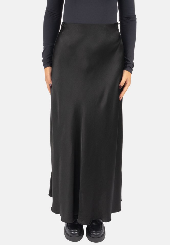 Seasons of April A-Linien-Rock LILLY SATIN Damen Satin Midi Rock One-Size von Seasons of April