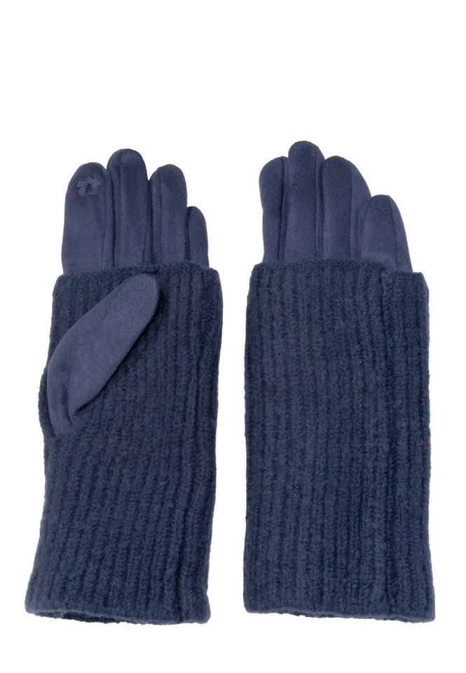 Seasons of April Baumwollhandschuhe LUMI Eleganter Damen Handschuh in Wildleder-Optik mit Überzieher Seasons of April Baumwollhandschuhe LUMI Eleganter Damen Handschuh in Wildleder-Optik mit Überzieher von Seasons of April