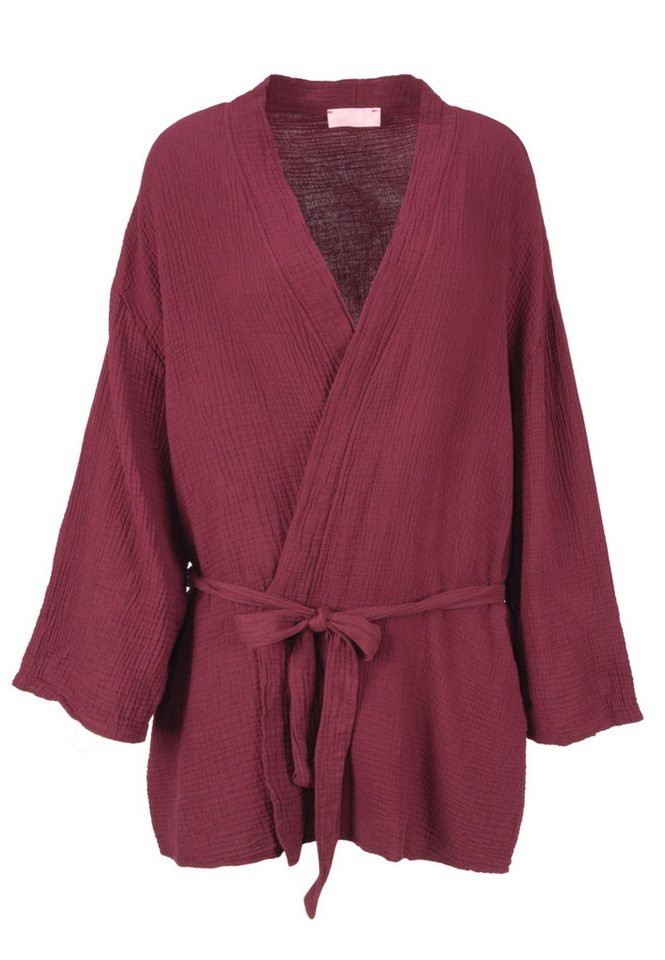 Seasons of April Blusenkimono KEHLANI MUSSELIN KIMONO (1-tlg) Damen Kimono Musselin mit Bindegürtel aus 100% Baumwolle von Seasons of April