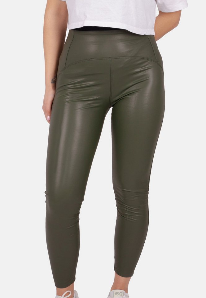 Seasons of April Highwaist Leggings Rachel Elegante Damen Leggings in Lederoptik, Perfekter Fit von Seasons of April