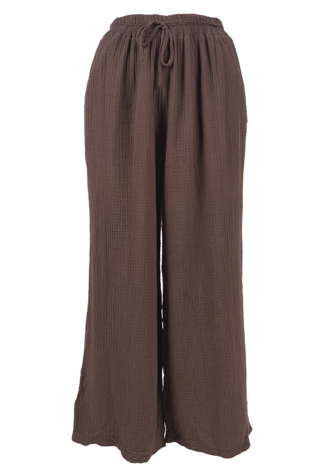 Seasons of April Jerseyhose AYANA MUSSELIN (1-tlg) Weite Musselin Hose mit elastischem Bund von Seasons of April