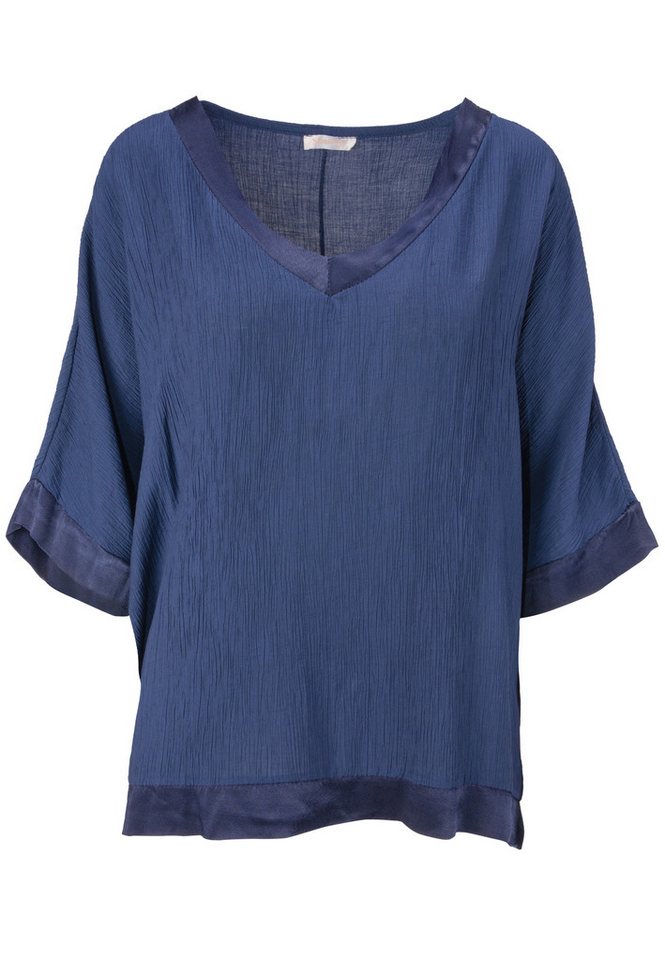 Seasons of April Klassische Bluse STELLA Lockere Damen Bluse, Crinkle Jersey Stella, für Büro, Alltag & Urlaub Seasons of April Klassische Bluse STELLA Lockere Damen Bluse, Crinkle Jersey Stella, für Büro, Alltag & Urlaub von Seasons of April