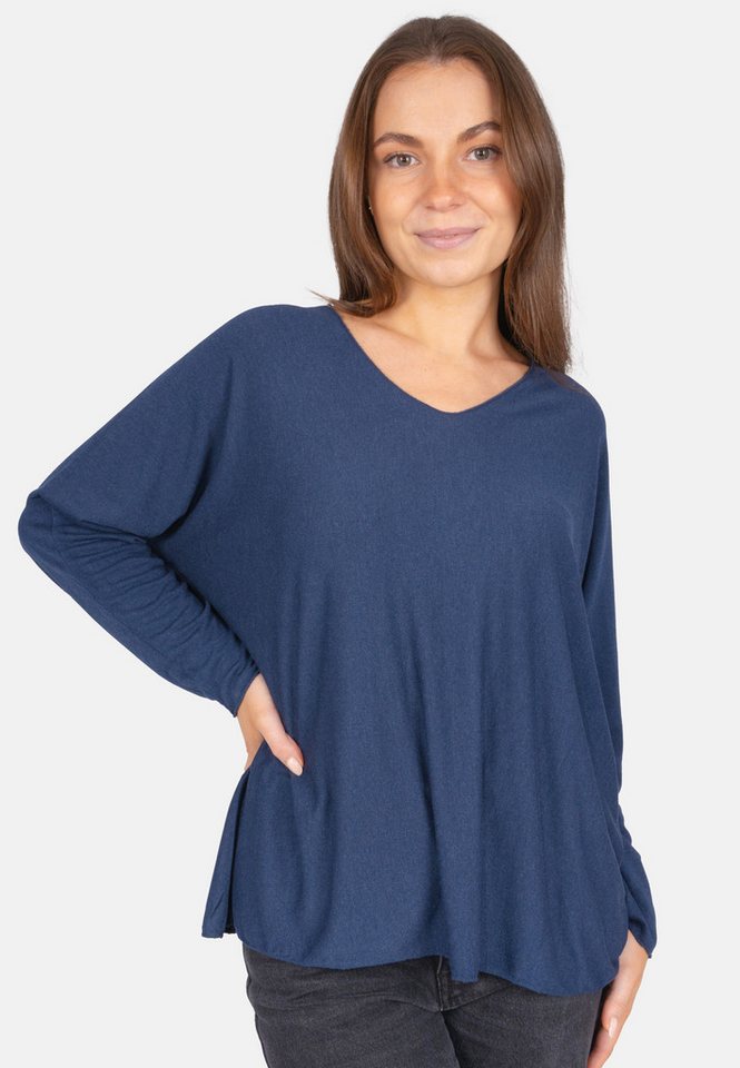 Seasons of April Langarmbluse Maya Bequemes Damen Oberteil mit V-Ausschnitt, Langärmelig von Seasons of April