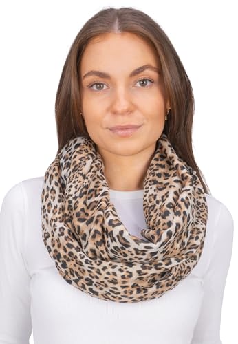 Seasons of April Leichter & weicher Damen Schal Leo Loop Schlauchschal - Gyda (Camel V82) von Seasons of April