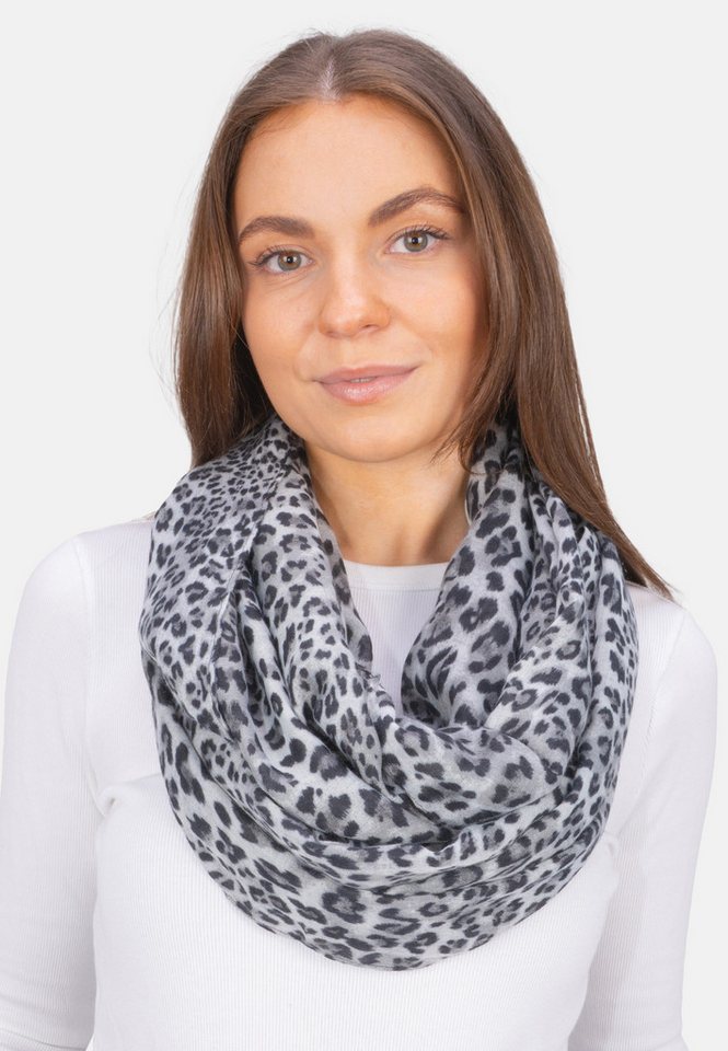Seasons of April Loop LOOP GYDA LEO, Loop Schal GYDA mit Leo Print – Weich & leicht aus 100% Viskose Seasons of April Loop LOOP GYDA LEO, Loop Schal GYDA mit Leo Print – Weich & leicht aus 100% Viskose von Seasons of April