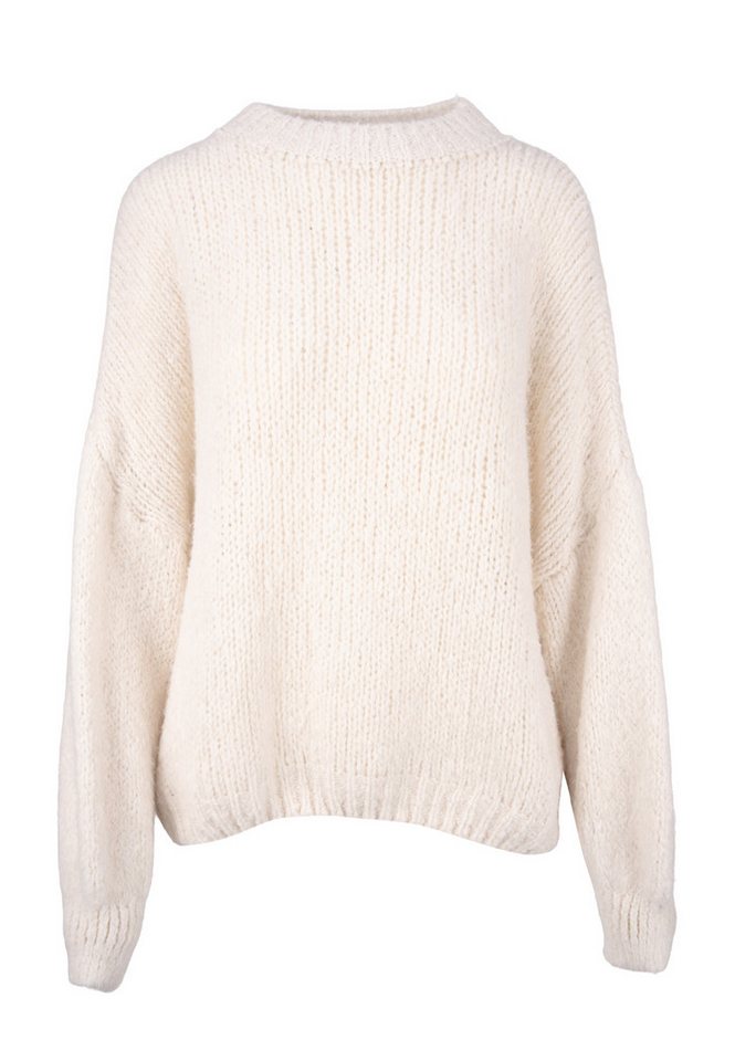 Seasons of April Rundhalspullover ADELINA Damen Strick Pullover Rundhals, One Size, Gr. 36–42, weich und locker von Seasons of April