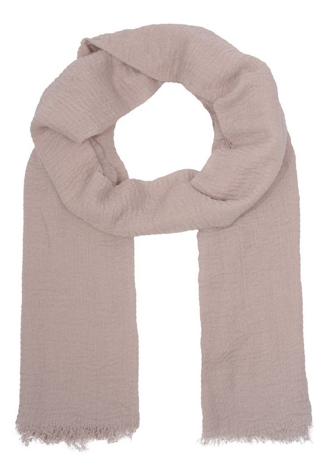 Seasons of April Schal Isabella Schal, Dünner, leichter und weicher Uni Damen Schal in gewellter Struktur von Seasons of April