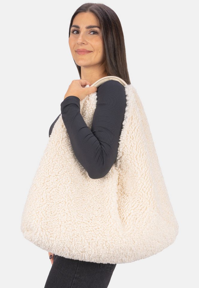 Seasons of April Schultertasche SOLVEIG, Schulter Tasche Shopper mit Lederhenkel, geräumig und vielseitig von Seasons of April