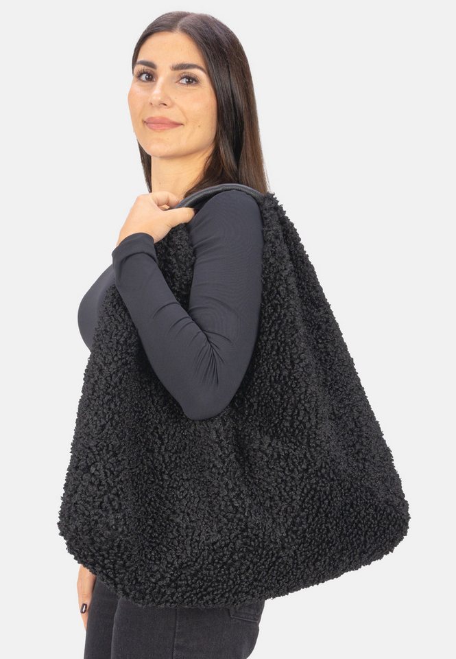 Seasons of April Schultertasche SOLVEIG, Schulter Tasche Shopper mit Lederhenkel, geräumig und vielseitig von Seasons of April