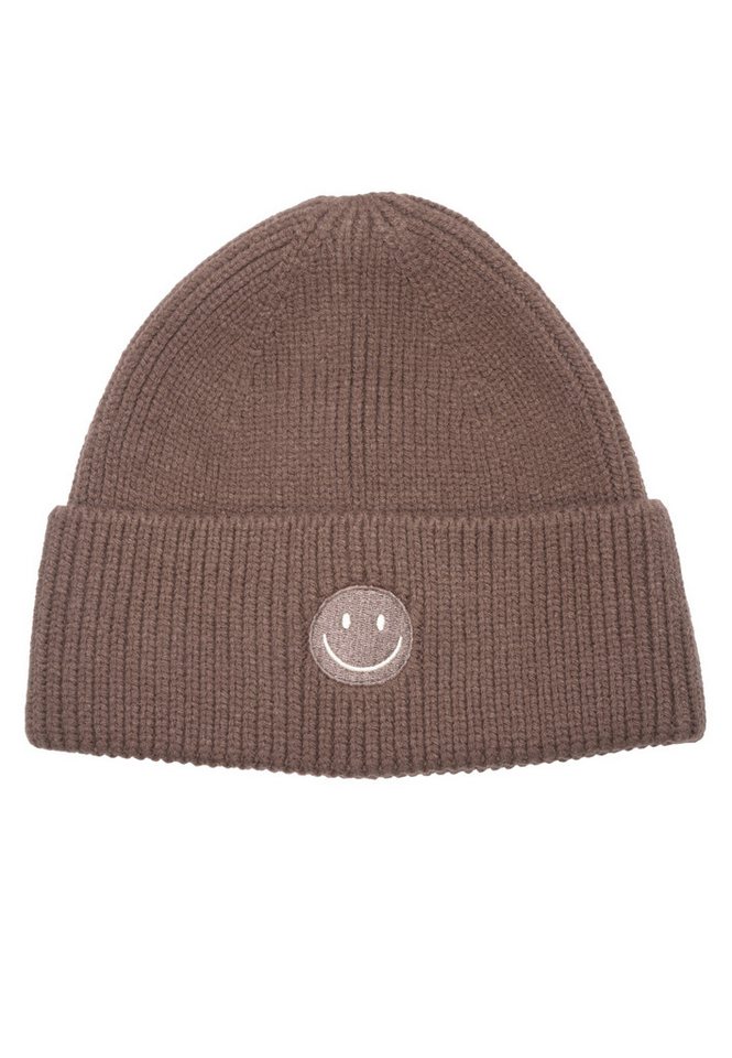 Seasons of April Strickmütze SMILLA (1-St) Beanie Strick Damen Mütze mit Smiley Motiv - weich, warm & modisch von Seasons of April