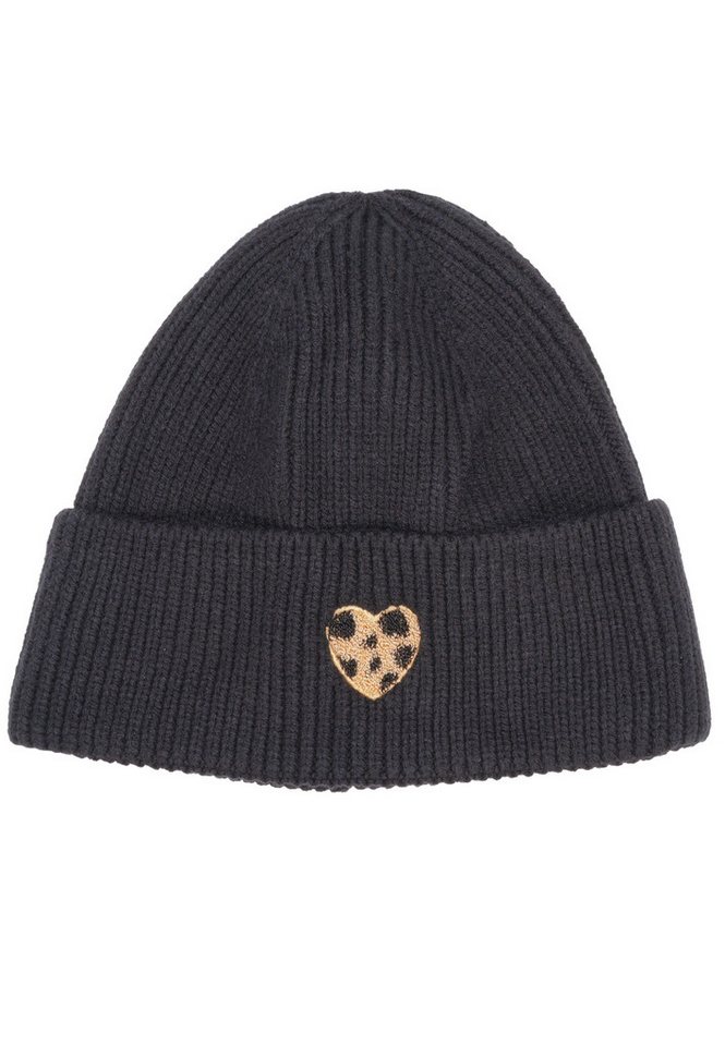 Seasons of April Strickmütze ZOE (1-St) Damen Mütze mit Herz – Beanie Strick, weich, warm & modisch von Seasons of April
