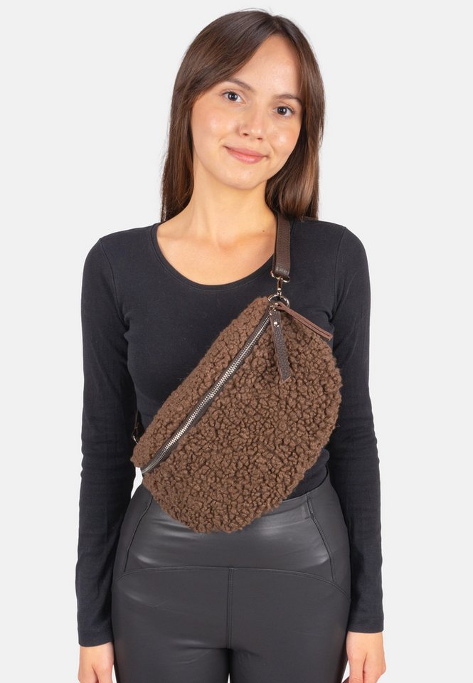 Seasons of April Umhängetasche Curly, Schultertasche Umhänge Tasche in Gr. M Gürteltasche mit breitem Gurt von Seasons of April