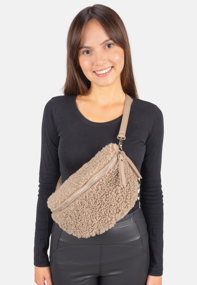 Seasons of April Umhängetasche Curly, Schultertasche Umhänge Tasche in Gr. M Gürteltasche mit breitem Gurt von Seasons of April