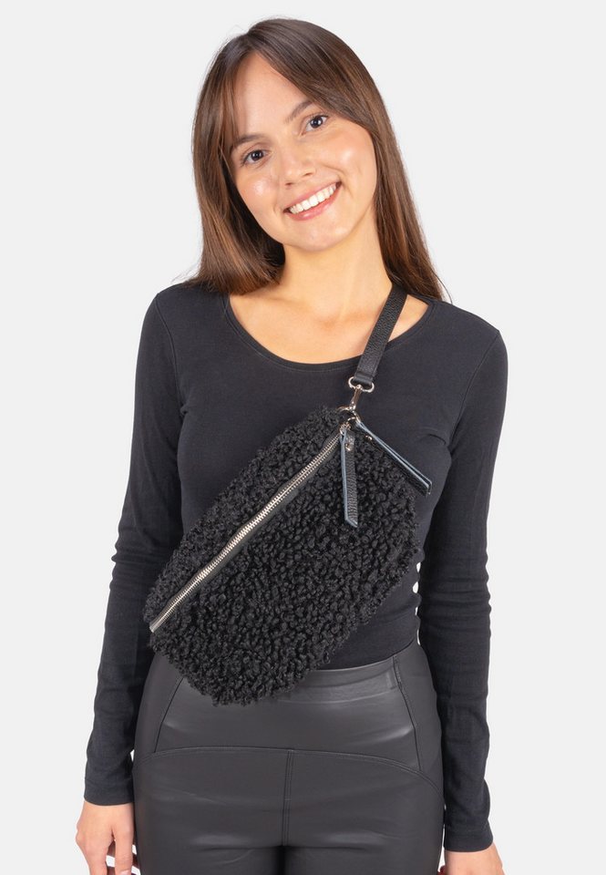 Seasons of April Umhängetasche Curly, Schultertasche Umhänge Tasche in Gr. M Gürteltasche mit breitem Gurt von Seasons of April