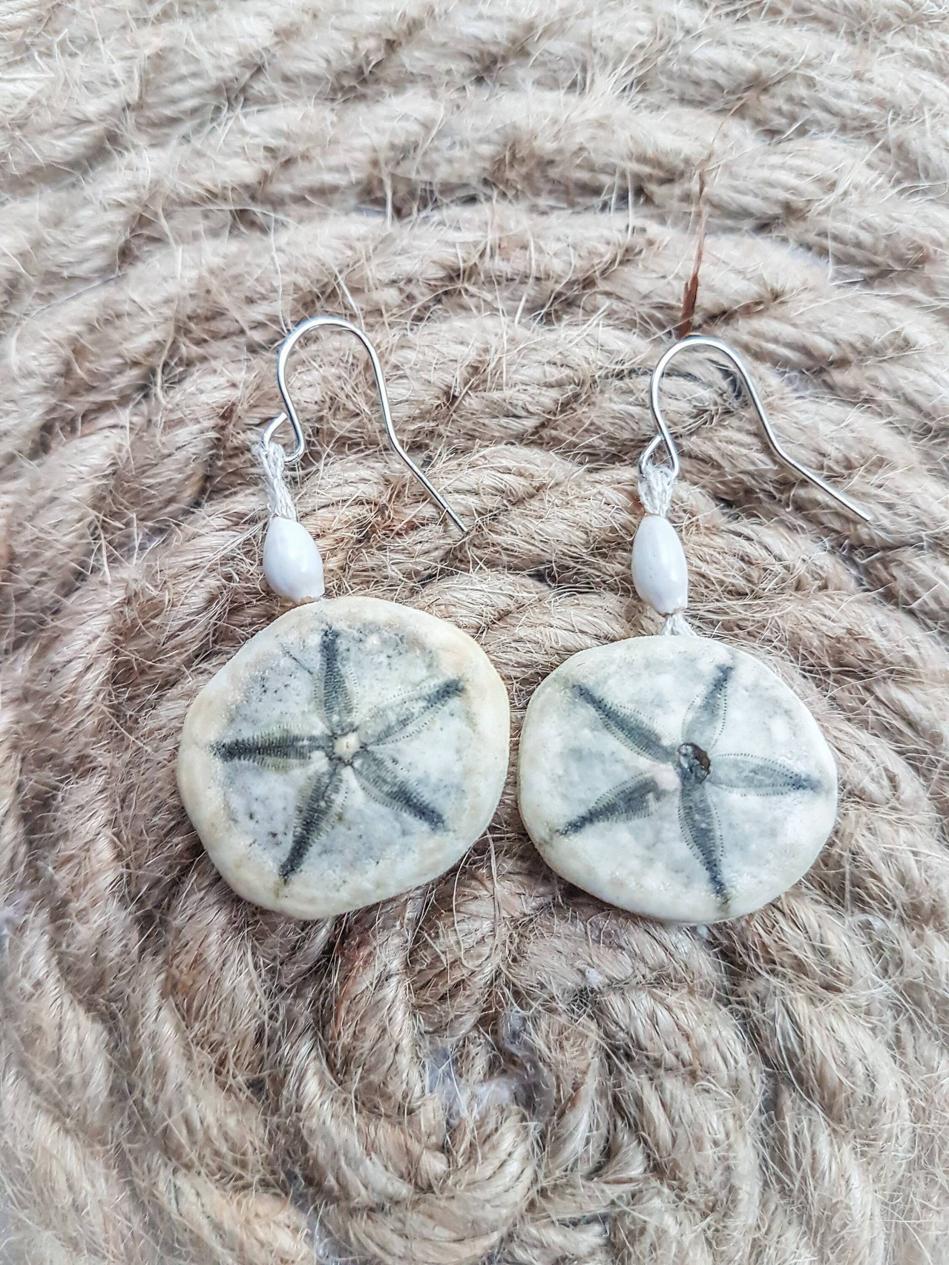 Sand Dollar Ohrring von Seatojewelry