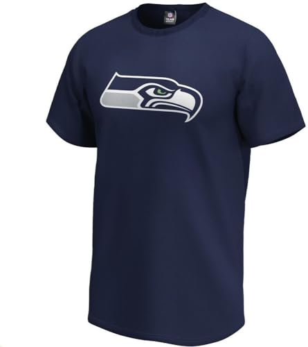 Seattle Seahawks NFL T-Shirt Shirt ** Logo Navy ** (as3, Alpha, m, Regular, Regular) von Seattle Seahawks