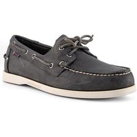 SEBAGO Herren Bootsschuhe grau Glattleder von Sebago