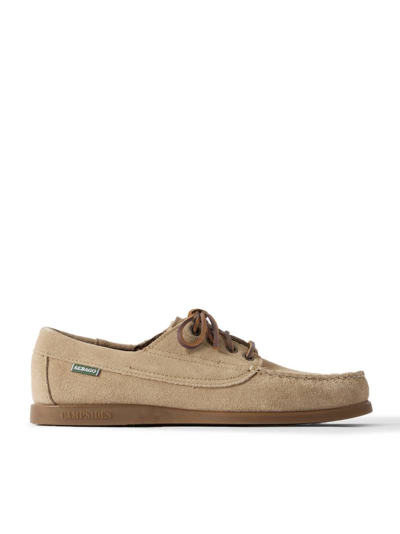 Sebago - Askook Textured-Suede Boat Shoes - Men - Neutrals - UK 6.5 von Sebago