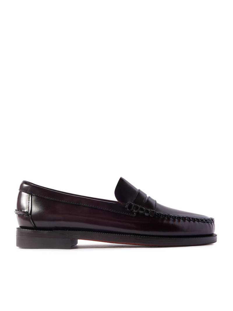 Sebago - Classic Dan Leather Penny Loafers - Men - Burgundy - UK 9 von Sebago