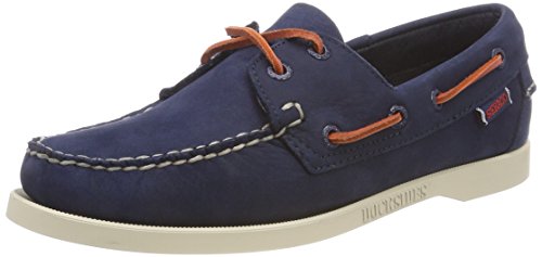 Sebago Damen Docksides NBK W Bootsportschuhe, Mehrfarbig Marineblau Koralle N13, 40.5 EU Weit von Sebago