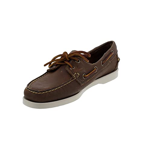 Sebago Dockside Portland Leather Dress Shoes 38 EU Brown Tan von Sebago