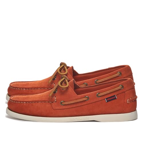 Sebago Docksides Herren Portland Bootsschuhe, Euro Brandy, 43.5 EU von Sebago